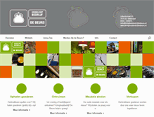 Tablet Screenshot of kringloopbedrijfdebeurs.nl